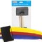 4 inch Foam Sponge Wood Handle Paint Brush Set (Value Pack of 10) - Lightweight, durable and great for Acrylics, Stains, Varnishes, Crafts, Art